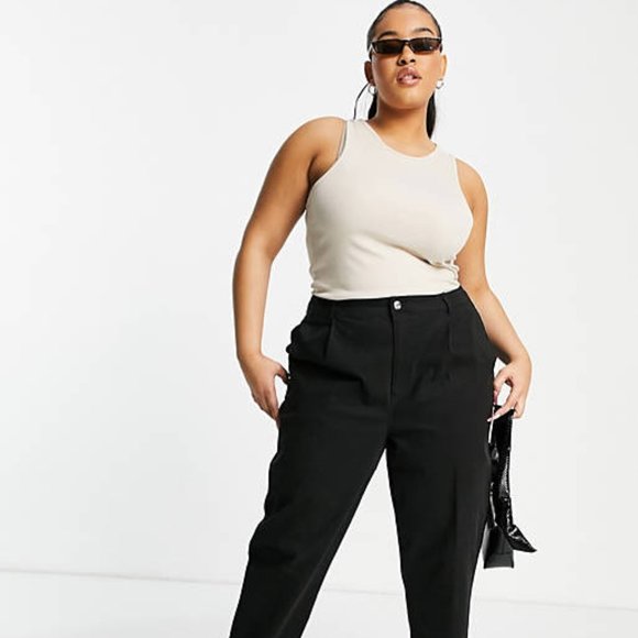 ASOS Design Curve // Plus Size Chino Trousers - Tapered Pants - UK 26 US 22 - Picture 5 of 5